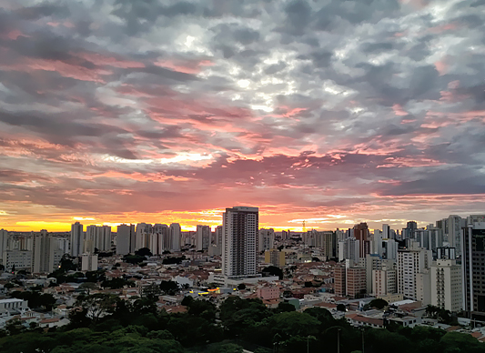 Imagem aérea de São Paulo